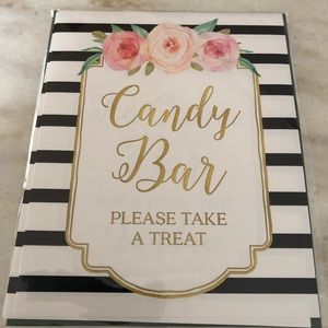 Candy bar sign